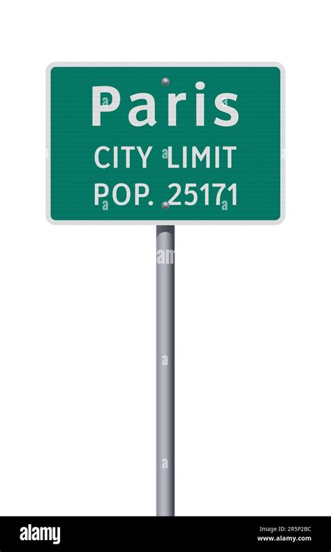 paris texas city limits sign