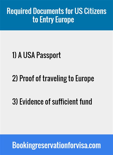 paris visa requirements for us citizens