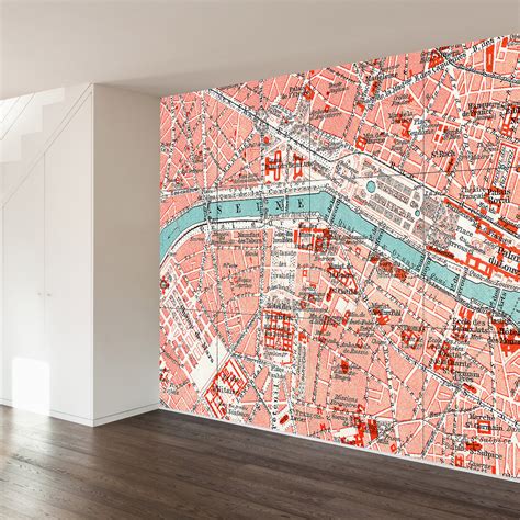 Parisian Map Wall Art
