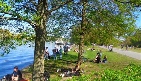Der Treptower Park, ein beliebter und großer Stadtpark in Berlin