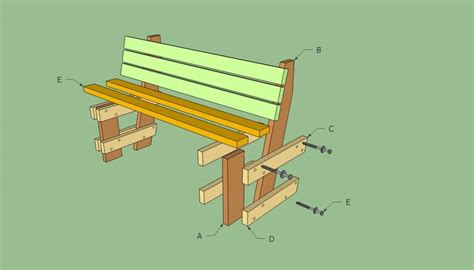 Park Bench Building Plans