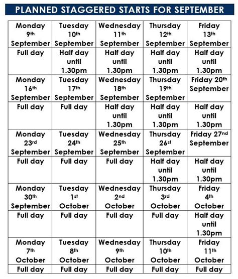Park Mead Primary School Term Dates