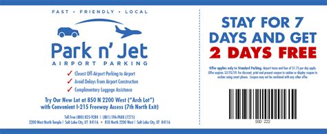 Park N Jet Promo Code Slc