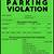 parking ticket printable