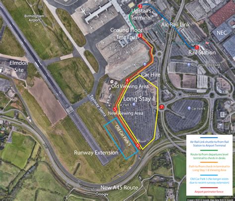 parking at birmingham airport map
