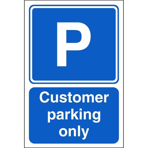 parking only signs