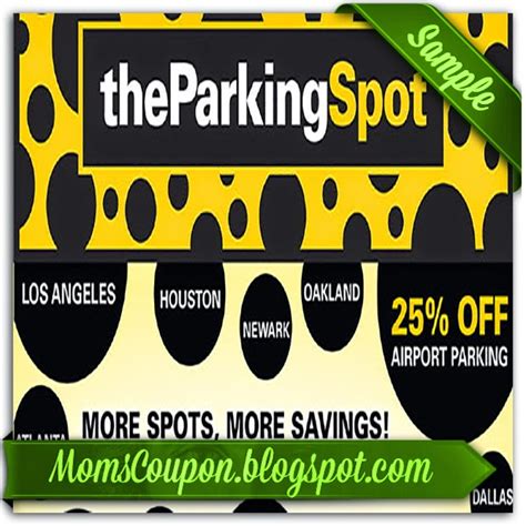 parking spot coupons