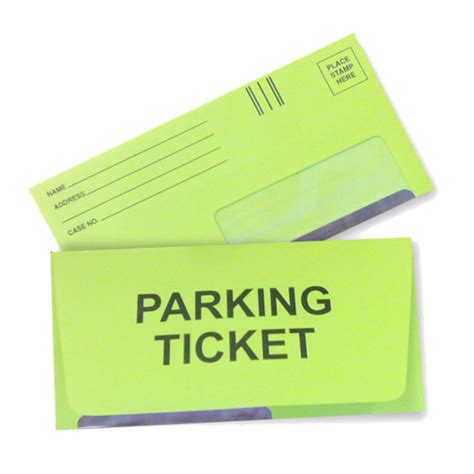 Parking Ticket Envelopes