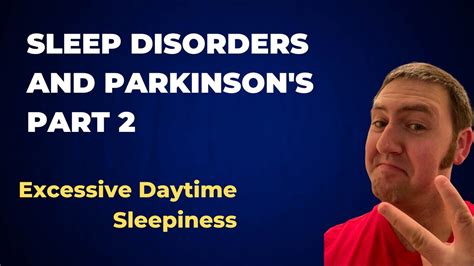 parkinson's and excessive sleep