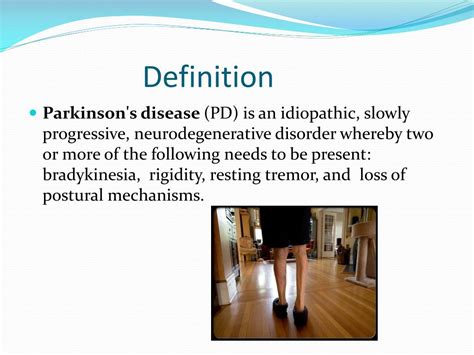 parkinson's disease definition