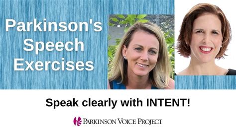 parkinson's voice project speech exercises