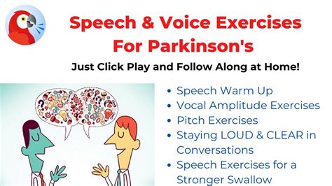 parkinson's voice therapy exercises