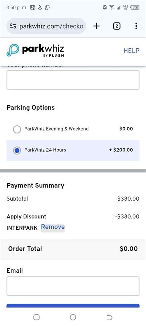 parkwhiz promo code 10 off
