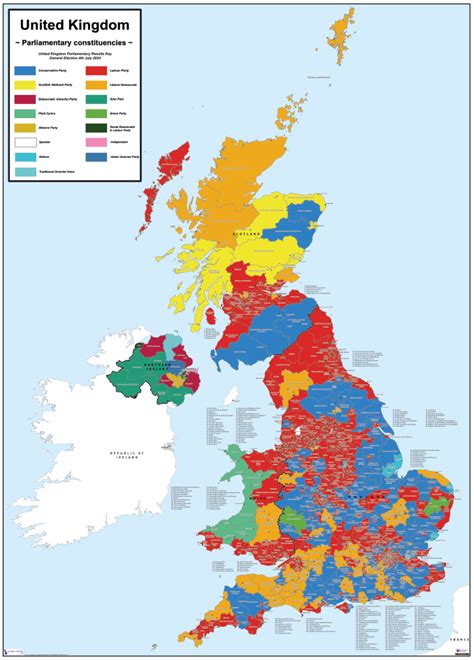 parliamentary map uk