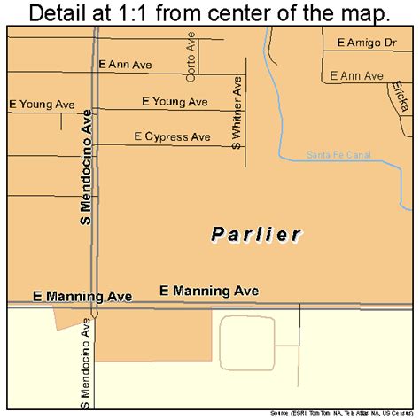 Parlier Ca Map