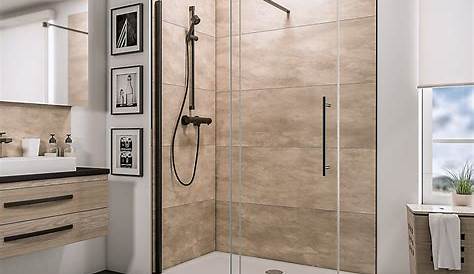 Porte De Douche Coulissante 100 Cm Transparent Charm Leroy Merlin