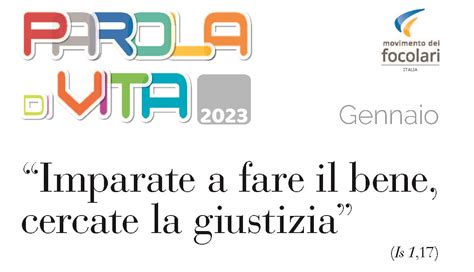 parola di vita gennaio 2023