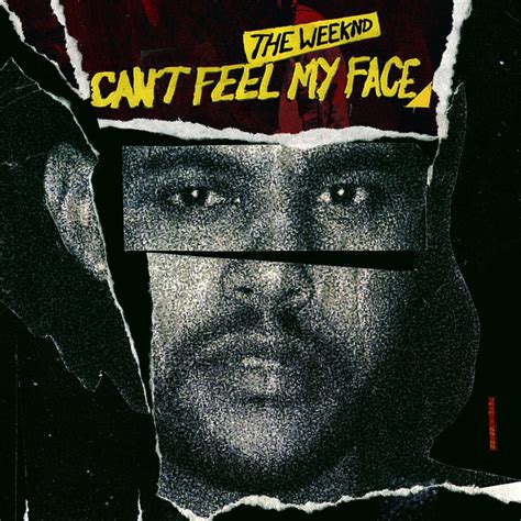 paroles can't feel my face the weeknd