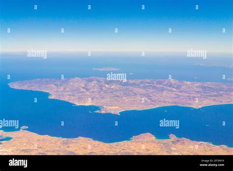 paros beaches aerial view