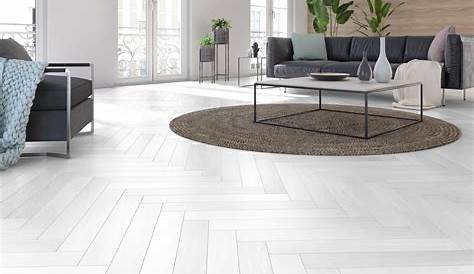 Parquet stratifié chêne blanc gris 12mm Toronto KALICO