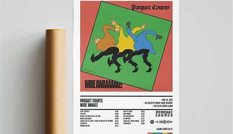Parquet Courts Wide Awake Poster Tell Me Lies About Manchester