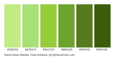 parrot green colour cmyk code