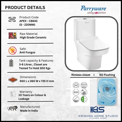 Parryware One Piece Commode Price