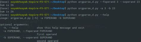 parse arguments to python script