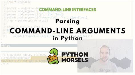 parse command line arguments