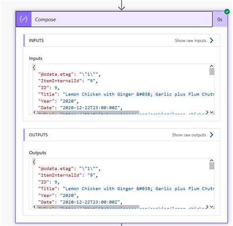 parse json format power automate