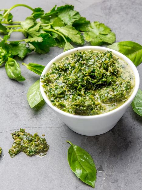 Parsley Basil Sauce