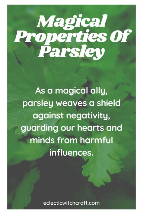 Parsley Effect Meaning