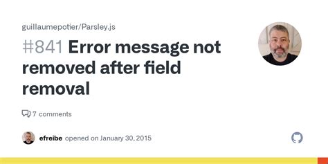 Parsley Js Remove Error Message