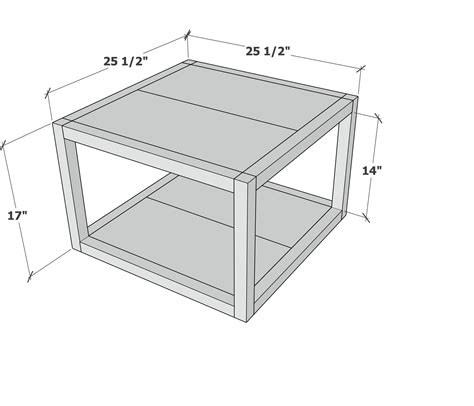 Parsons Table Dimensions