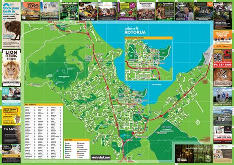 Rotorua Visitor Map