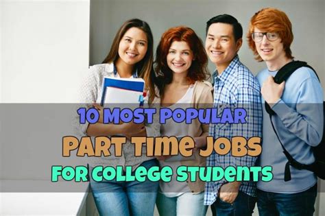 10 Best Part Time Jobs For College Students On campus and Off Campus