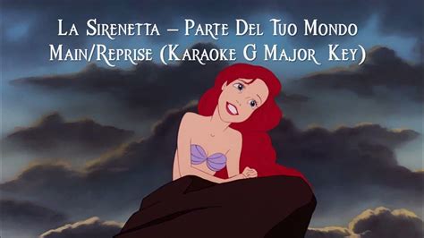 parte del tuo mondo karaoke