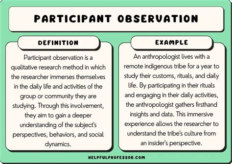 participant observation examples