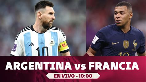 partido argentina vs francia en vivo