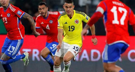 partido colombia vs chile hoy