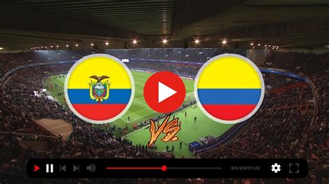 partido colombia vs ecuador hoy