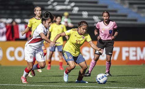partido colombia vs peru femenino sub 20