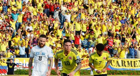 partido colombia vs uruguay eliminatorias