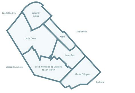 partido de lanus mapa