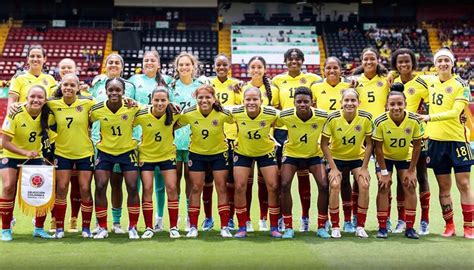 partido selección colombia femenina hoy
