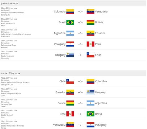 partidos de eliminatorias colombia 2023