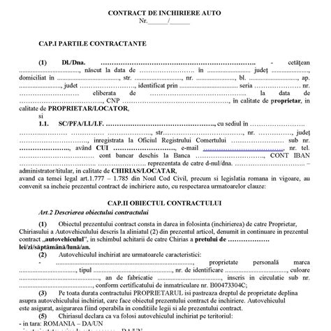 partile contractante+auto