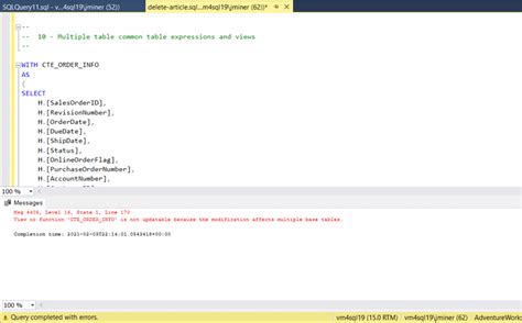 Partition By Delete Sql