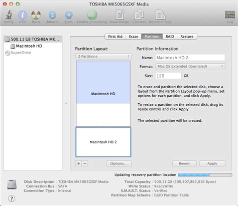 Partition Meaning Mac