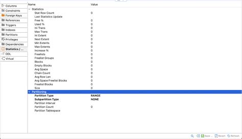 Partition Oracle Docs